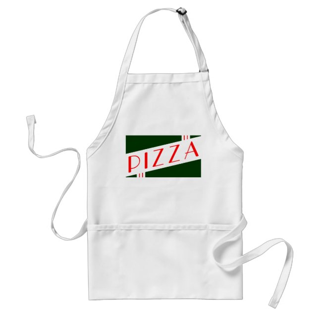 retro pizza förkläde (Framsidan)