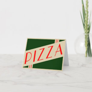 retro pizza kort