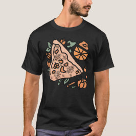 Retro Pizza med en piumpkin Twist T Shirt