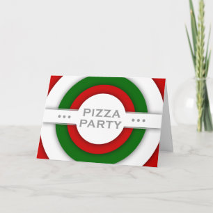 retro PIZZA party Inbjudan