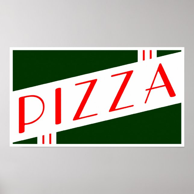 retro pizza poster (Framsidan)