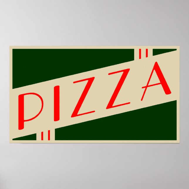 retro pizza poster (Framsidan)