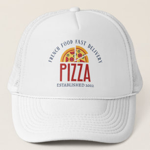 Retro Pizza Trucker Cap Keps