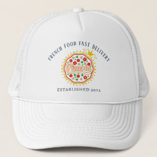 Retro Pizza Trucker Cap Keps