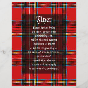 Retro Plaid Reklamblad