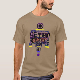 Retro Player Streamer Arcade Färger T-shirt