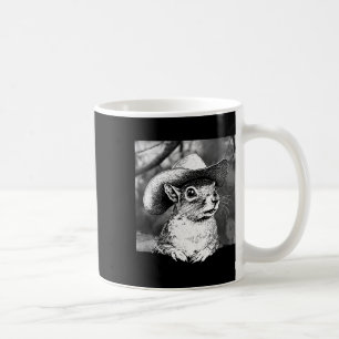 Retro P'nöt, ekorredjuret Lover Cute Cowboy Kaffemugg