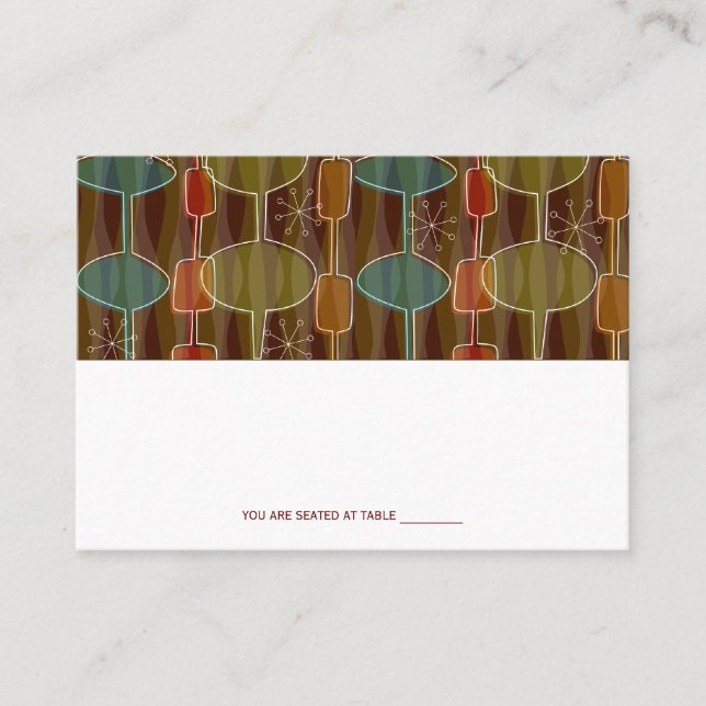 Retro-Poder Placera kort (Framsida)