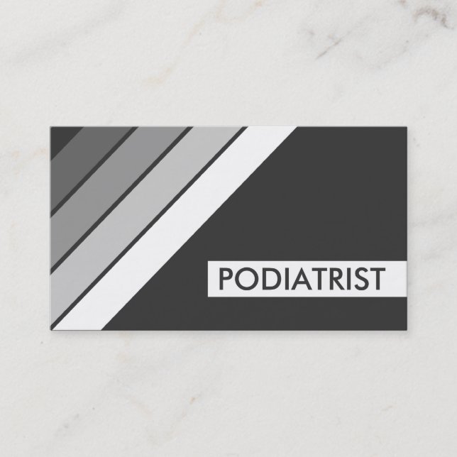 retro PODIATRIST Visitkort (Framsida)