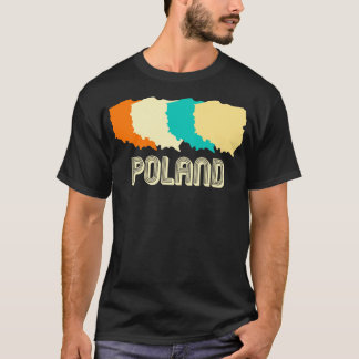 Retro Polen Karta1 T Shirt