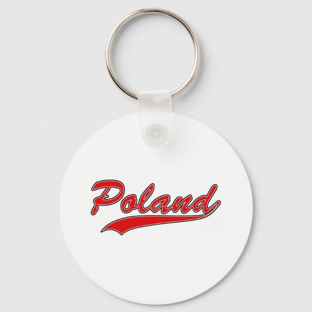 Retro Polen Nyckelring (Framsida)