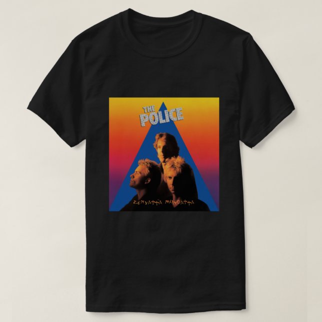 Retro Polisbandet Usa Tour Kärlek T Shirt (Design framsida)