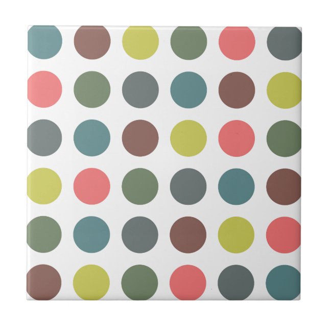 retro polka dots kakelplatta (Framsidan)
