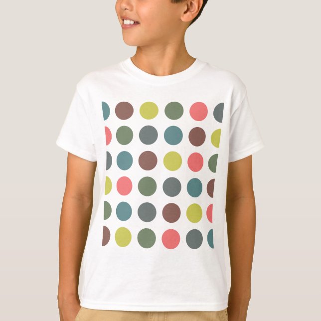 retro polka dots t shirt (Framsida)