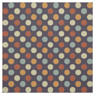 Retro polka dots tyg
