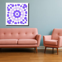 retro polka mandala