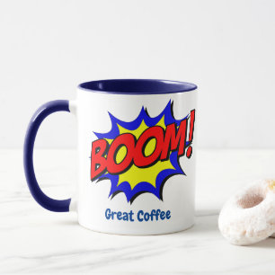 Retro Pop Art - Boom Designade Mugg