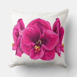 Retro Pop Art Hetero Magenta Amaryllis Kuddcover Kudde