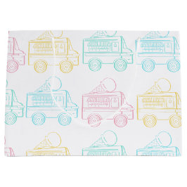 Retro Pop Art Ice Cream Lastbil Födelsedagsfest