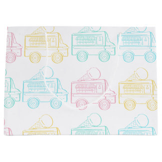 Retro Pop Art Ice Cream Lastbil Födelsedagsfest