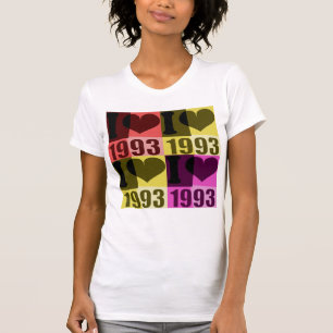 Retro Pop Art - Jag älskar 1993 T-Shirt