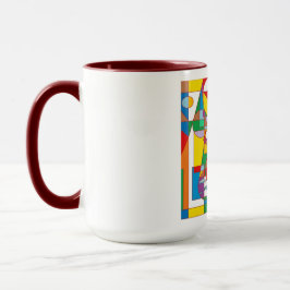 Retro Pop Art Mermaid Colorful Comic Style Coffee  Mugg