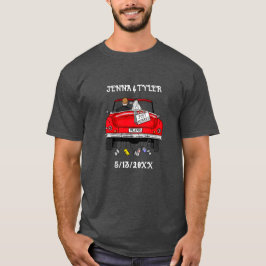 Retro Pop Art Mr & Mrs. | Endast Har gift T Shirt