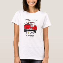 Retro Pop Art Mr & Mrs. | Endast Har gift T Shirt