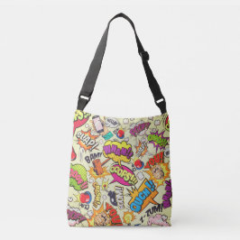 Retro Pop Art Serietidning Axelväska