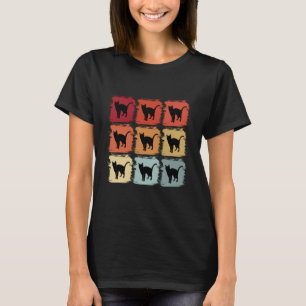 Retro Pop Art Siamese Cat Pet Gift Idea T Shirt