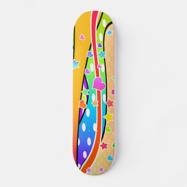 Retro POP ART SKATEBOARD (Framsida)