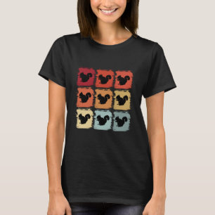 Retro Pop Art Squirrel Animal Gift Idea T Shirt