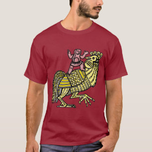 Retro Pop Art Tupp med figur Ben-Day-prickar T Shirt