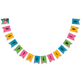 Retro Pop Halloween Vintage Kostymfest Vimplar