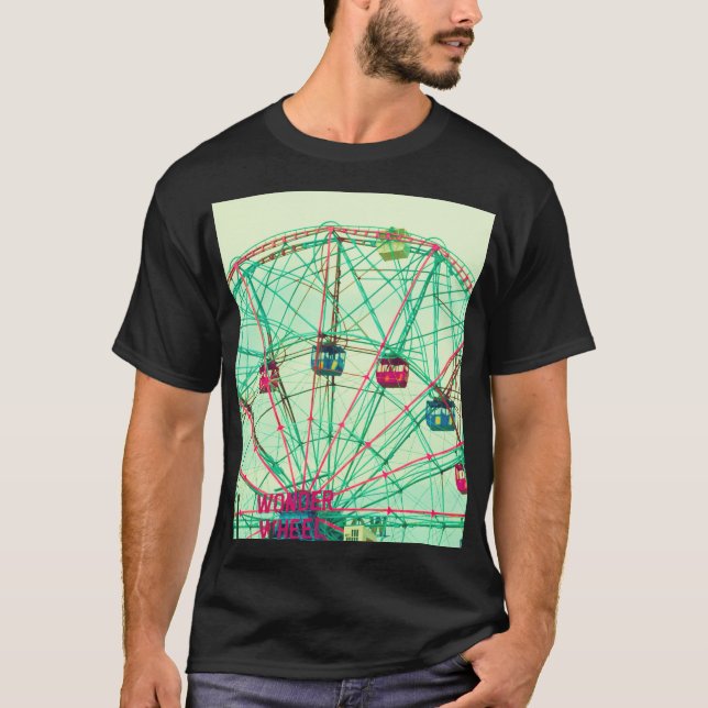 Retro Pop Summer Carnival T Shirt (Framsida)