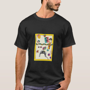 Retro pop t-tröja t shirt