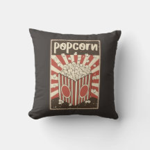 Retro Popcorn Dekorativ kudde