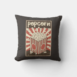 Retro Popcorn Dekorativ kudde