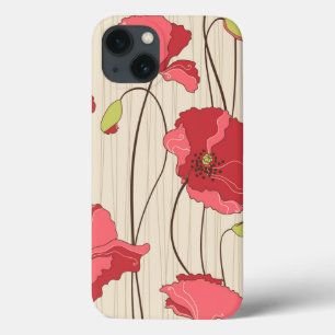 Retro Poppies Mönster