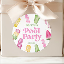 Retro Popsicle Birthday Bassäng Party