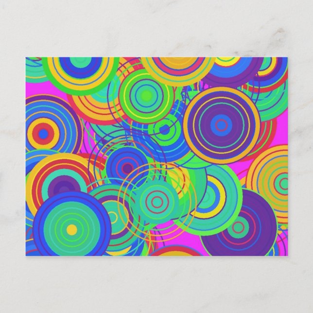 Retro-popup-bild Vykort (Framsida)