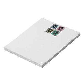 Retro-popup-tabeller Anteckningsblock