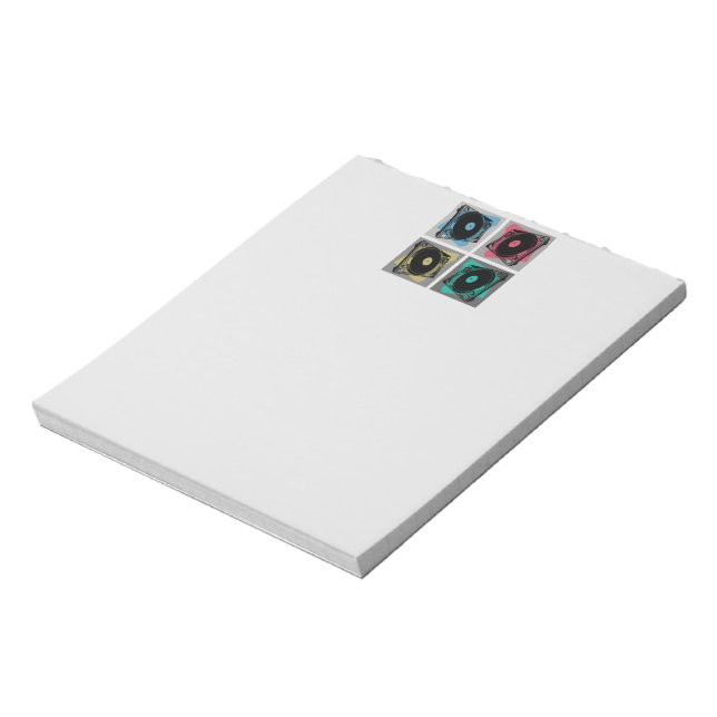 Retro-popup-tabeller Anteckningsblock (Roterad)