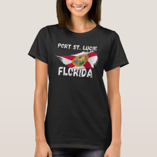 Retro Port St Lucie Florida Apparel T Shirt
