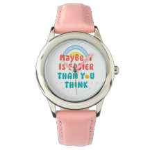 Retro Positiv Citat eWatch Klocka