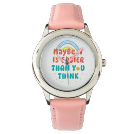 Retro Positiv Citat eWatch Klocka