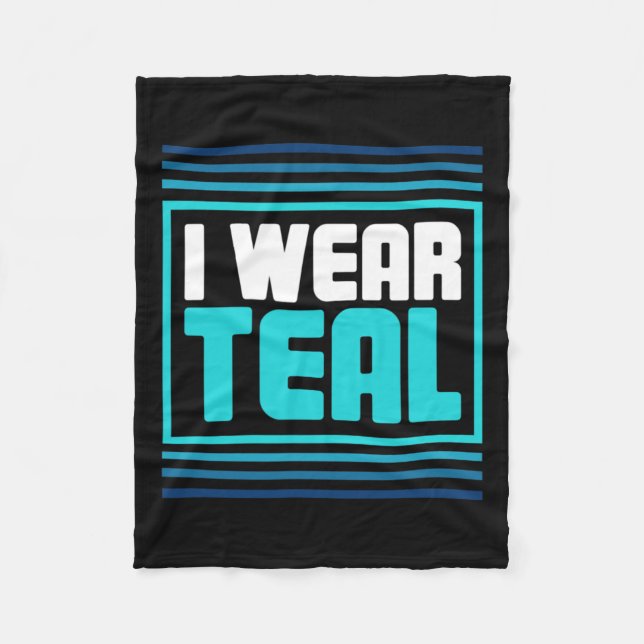 Retro Post Traumatic Stressa Ptsd-medvetenhet Fleecefilt (Framsidan)