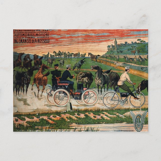 Retro Poster vykort (Framsida)