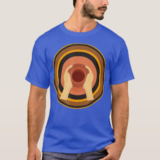 Retro Pottery Wheel Clay Artist Ceramic Sculptor P T Shirt