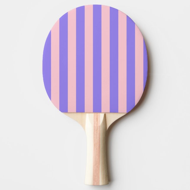 Retro Preppy Sportkläder Rand - Lila Rosa Pingisracket (Framsidan)